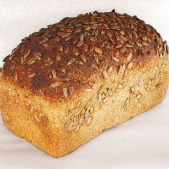 A loaf of Brio Whole Wheat Honey Sourdough