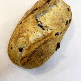 a loaf of Brio Kalamate Olive bread