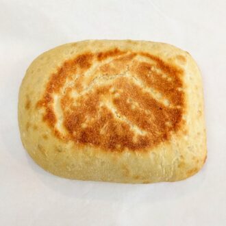 A Brio garlic focaccia slab